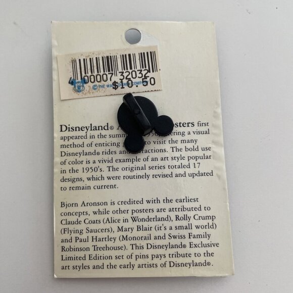 Disney 03 Disneyland Attraction Poster LE Pin MAIN STREET Santa Fe R.R. - Picture 2 of 4